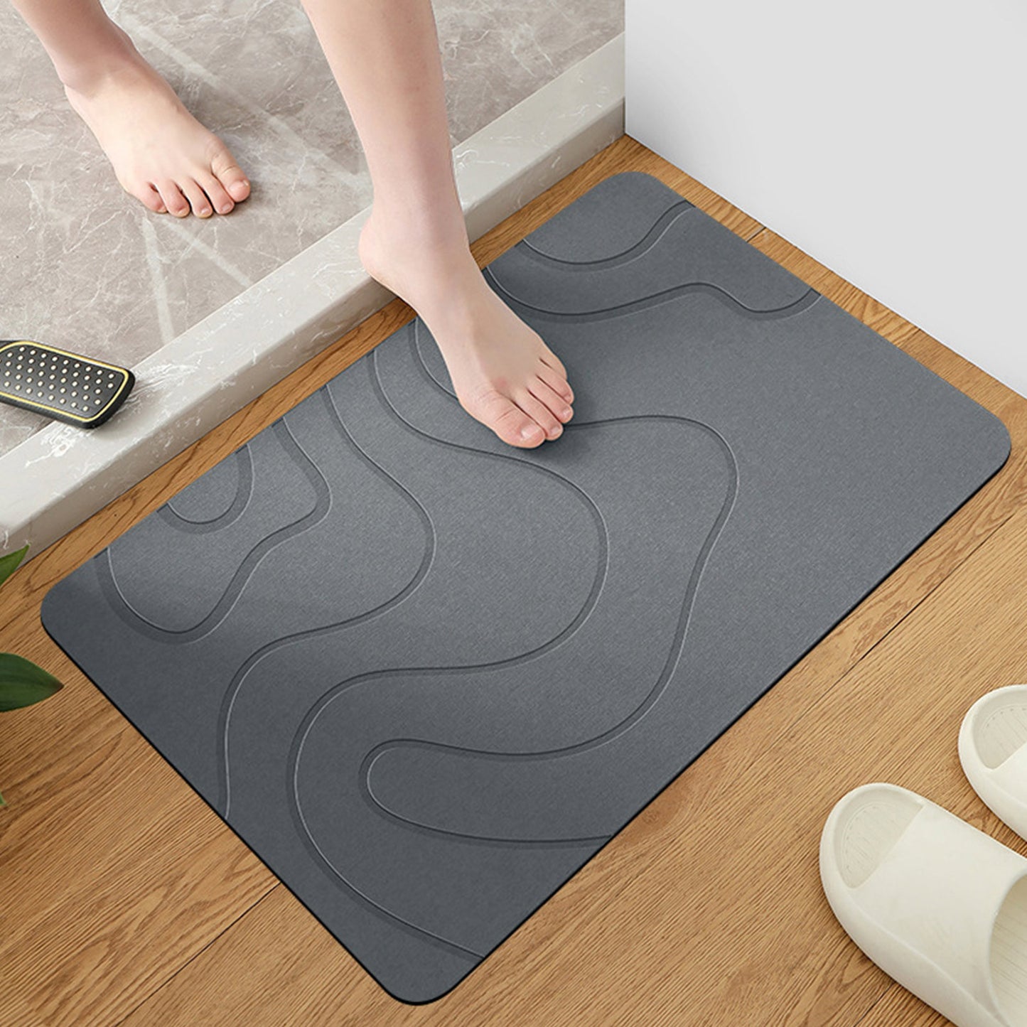 Ultra-Absorbent Stone Bath Mat